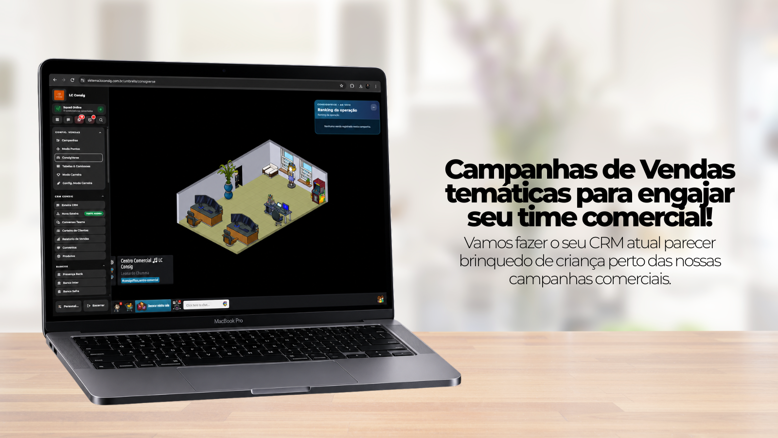 Campanhas de venda temáticas no ConsigVerse